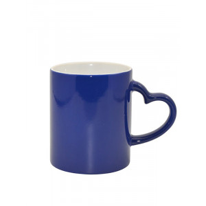 Cana (cană) magică „Cameleon” cu o inimă de mâner pentru designul tău. Photo 2